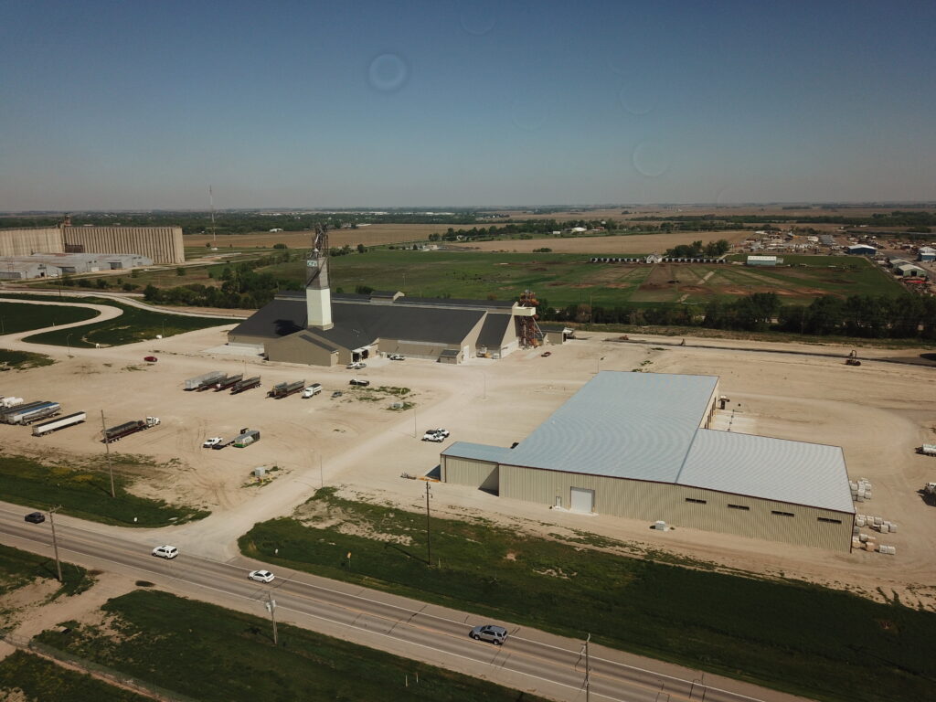 CPI Hastings Nebraska dry and liquid fertilizer agronomy complex along highway
