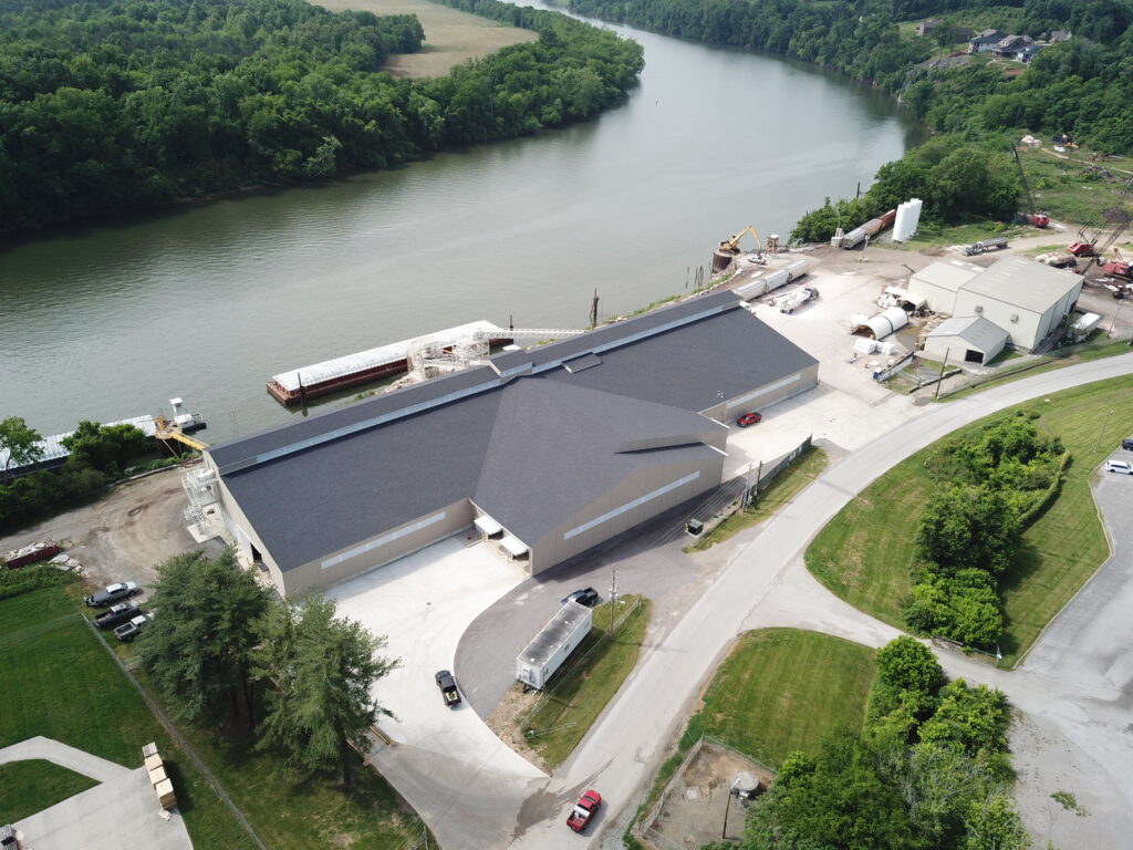 Greenpoint Ag Fertilizer River Terminal in Tennessee built by Stueve Construction