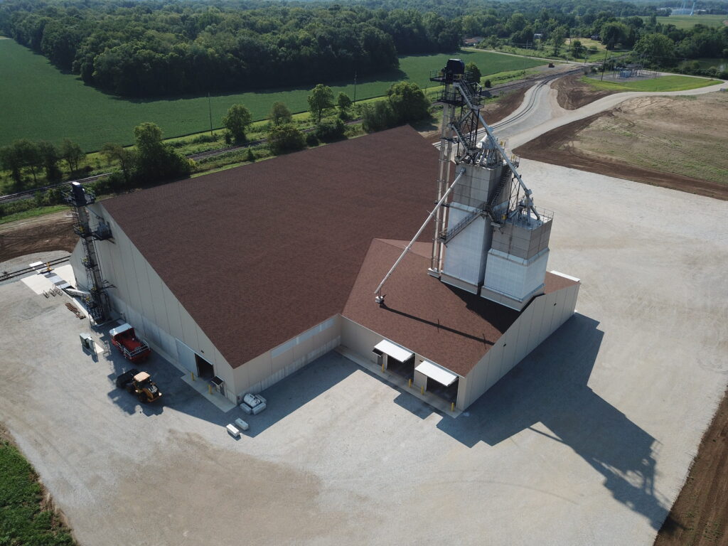 Fertilizer Blending and storage structure built for Keystone Cooperative