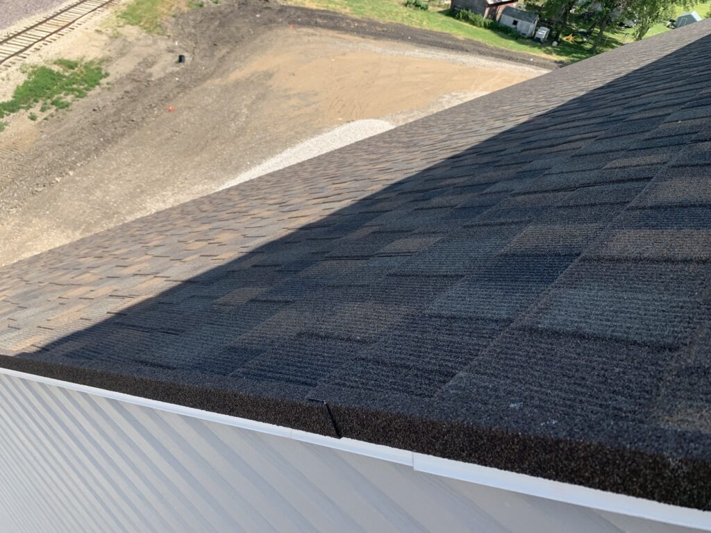 Metal roofing option on dry fertilizer plant in iowa