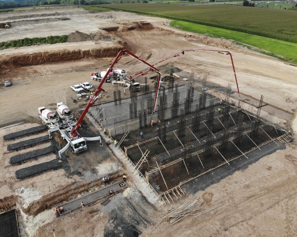 concrete fertilizer plant