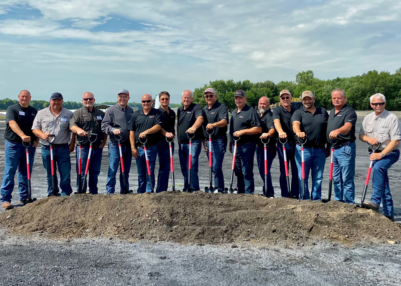 Fertilizer Building ground breaking ceremony