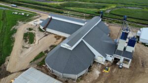 agtegra Cooperative fertilizer storage building