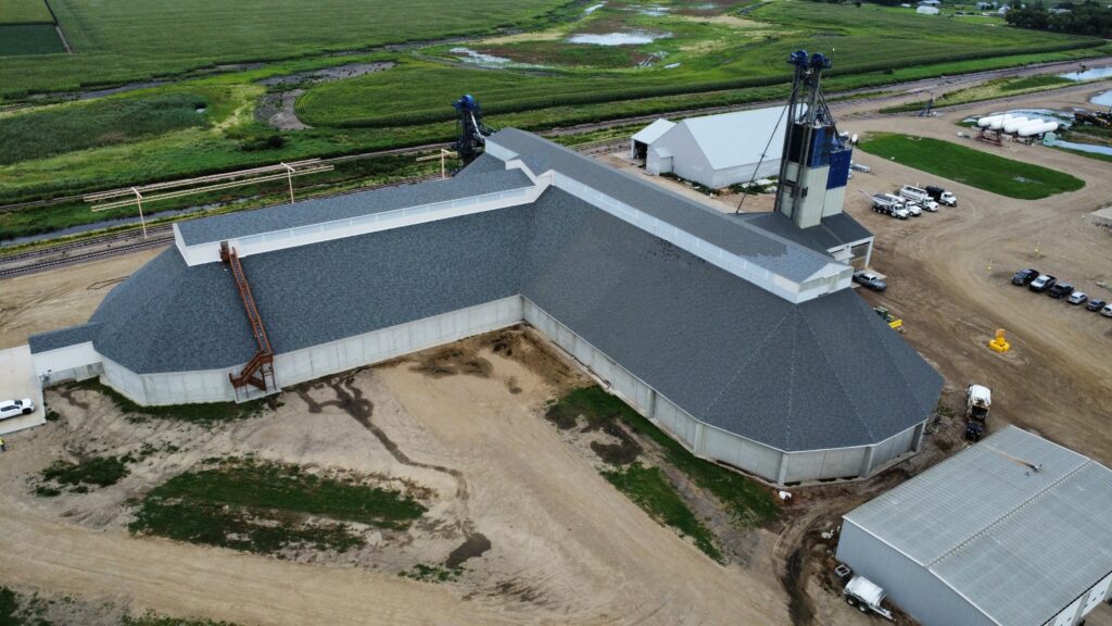 fertilizer storage building addition at coop