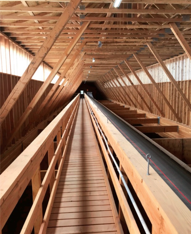 fertilizer building plant receiving conveyor