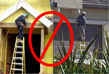 Ladder safety at construction sites