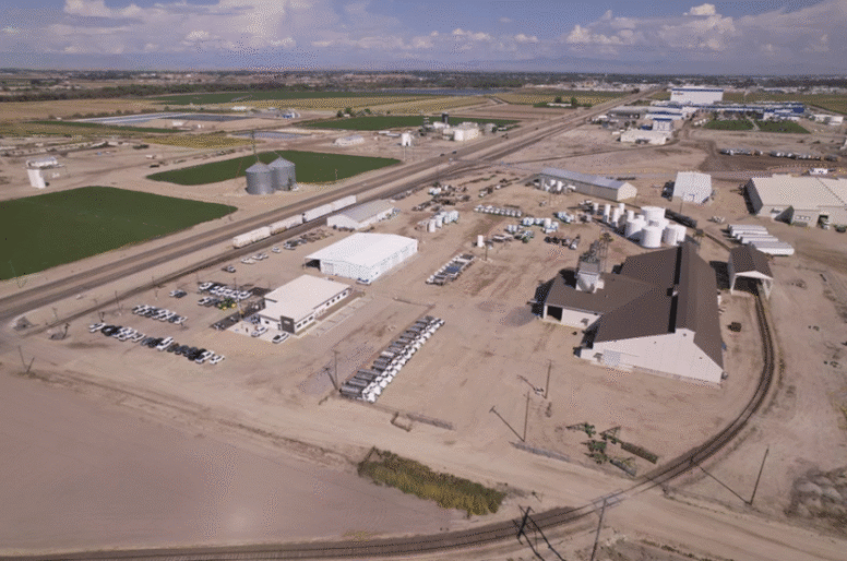Simplot Fertilizer facility in Caldwell Idaho