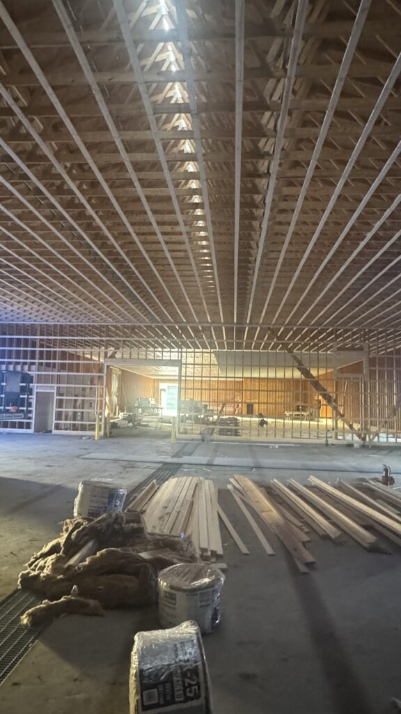 liquid fertilizer building under construction